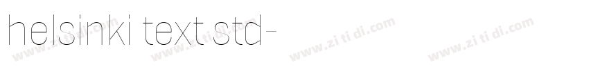helsinki text std字体转换
